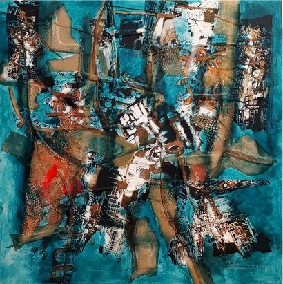 Geografie oniriche, #5  - a Paint Artowrk by Marco Fabio  Danese